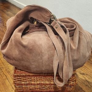 Free People ROMA Suede Hobo Bag